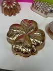 Vintage Shamrock Jello Mold  Grapes cherry And Round  Set Of 4   
