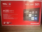 Tcl 50s451 50in 4k Uhd Roku Smart Led Tv Hdr 120hz Hdmi Black
