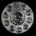 2019 Mexico Reverse Proof Libertad  999 Silver 1oz Coin 1 Onza Plata Pura