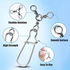3 Way Snap Swivels Fishing Tackle 50pcs Three Way Swivel With Duo Lock Snap S