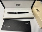 Montblanc Meisterstuck Platinum Classique Black Resin Pen Original Case Box