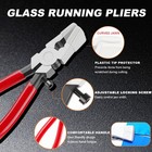 Glass Cutter Kit Heavy Duty Running Breaking Pliers 2-20mm Cutting Tool
