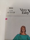 Vogue 8666 Dress Sewing Pattern Ladies 8 10 12 Cut Vtg Very Easy Pullover Loose