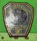 Scarsdale Ny 1701 Fire Department Embroidered Shoulder Patch    nos    4  X 4 