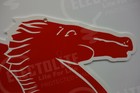 Pegasus Mobile Oil  cookie Cutter  Die Cut Service Sign  18 high By 29  Wide