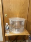 Very Large Vintage Ship Light Clear Lens - Plastic  Maritime  Nautical Lighting