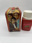 Vintage 1976  happy Days  Metal Lunchbox   Thermos
