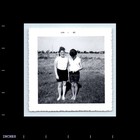 Old Vintage Square Photo Pair Duo Leggy Women In Yard 1960 Snapshot Photograph