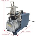 110v 30mpa Electric Air Pump 4500psi High Pressure Air Compressor Water Cooling