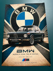 Vintage Bmw Classic Car Poster 13x19     Retro German Auto Motorsport Garage Wall
