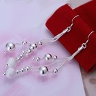 925 Sterling Silver Drop Dangle Chandelier Hook Earrings L13