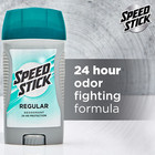 Speed Stick Deodorant For Men  Aluminum Free  Regular - 3 Ounce  4 Pack 
