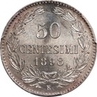 San Marino 1898-r  50 Centesimi Silver Coin Gem Uncirculated Pcgs Certified Ms65
