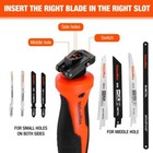 Valuemax 8-in-1 Multi-blades Hand Saw Quick-change Mechanism Hacksaws Tpr Handle