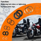 41mm Fork Oil Seals Kit Set For Harley Heritage Softail Fat Boy  jgi-45849-84-a