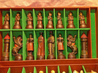        Vintage 1958 Anri Toriart Charlemagne Hand Painted Chess Set Lightly Used -26