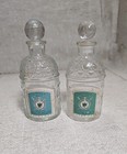 Pair Vintage Guerlain Bee Eau De Cologne Imperiale Empty Bottles France