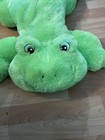 Dan Dee Green Frog Plush 23  Extra Large Lying Down Stuffed Animal Fluffy Craft