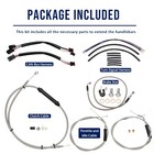 Clutch Brake Cable For 12-17 Harley Dyna Wide Glide Street Bob No Abs 14  Bar
