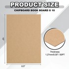 10 X Chipboard Book Board 10 X 8 5 Inch 50 Pt Binding Supplies Wood
