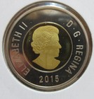 2015 Canada Toonie Proof Ultra Heavy Cameo 2 Dollar Coin  Unc Steel   rj 