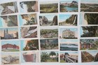 White Border Old Postcard Lot Of 50 Unused Usa 1915-1930 Views Vintage Post Card