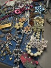 Antique Vintage Junk Drawer Jewelry Estate Sale Find Lot G-32