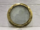 Authentic Old Antique Brass Ship Salvage Vintage Round Wall D  cor Porthole