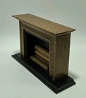 Vtg Concord Miniatures Doll House Wooden Fireplace  2239 00 3  Tall Victorian 