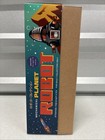 2009 Mechanical Planet Robot  chrome  Retro 9  Wind-up New In Box