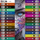 Tattoo Ink Set 28 Colors  1oz  30ml  Each  Ultra-high Saturation 28 Pcs 1 Oz 