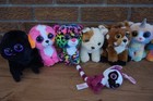 U Pick Ty Velvety Beanie Boos Plush Stuffed Animal Toy 6  Soft Doll Big Eyes