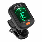 2x Digital Chromatic Lcd Clip-on Electric Tuner For Bass Guitar Ukulele Violin