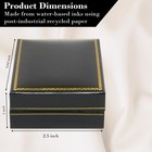 Novel Box Black Leather Jewelry Pendant Box  Necklace Display Box