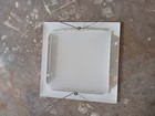Lot Of 4 Vintage 1980s   Built In Square Recessed Light Fixture  10 25   