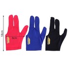 Spandex Snooker Billiard Cue Glove Pool Left Hand Open Three Finger Accessory