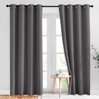 Stylish Grommet Blackout Curtains 84  Length - Blocks Light   Enhances Privacy
