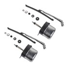 2x Stainless Windshield Wiper Motor Universal For Chevy Jeep Street Hot Rod Boat