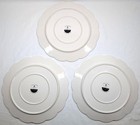 Set 3x Rae Dunn Disney Princess Belle Enchanting Scalloped Dinner Plates