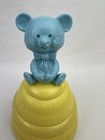 Vintage Avon    honey Bear    4oz Baby Cream Teddy Bear Bottle Jar