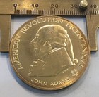 1st Continental Congress John Adams American Bicentennial Coin Medal