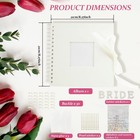 8 X 8 Inch Wedding Scrapbook letters To The Bride Scrapbook  Photo Album Incl   