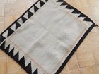 Antique C 1920 Clear Field Navajo Single Saddle Blanket   Rug   Weaving