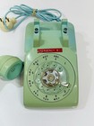 Vtg Western Electric Bell System Itt 500 Aqua Blue Rotary Phone Prop Only Parts