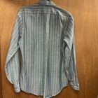 Vtg 70s 80s Career Club Dress Shirt Men   s Large Striped Mod Grandpacore Made Usa