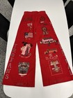 Vintage Senior Chords 70s Handmade Pants Rare Hand Painted