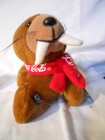 Coca Cola Plush Walrus Ornament 1998 Nwt