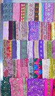 Very Rare Lot Antique Vintage Sari Lace Edging Ribbon 50pcs Embroidered K18 Bb30