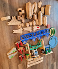 Huge Lot Of Thomas The Train   Brio Wooden Railway track  115 Pieces W  Trains