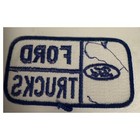Ford Trucks Patch Vintage Embroidered Logo Applique Blue White